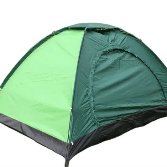 Double Single Layer Couple Tent Outdoor Camping Rainproof Uv Tent Wholesale Oxford Cloth Tent