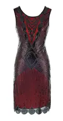 2021 New fashion 1920s Vintage Flapper Great Gatsby Party Dress Coldker