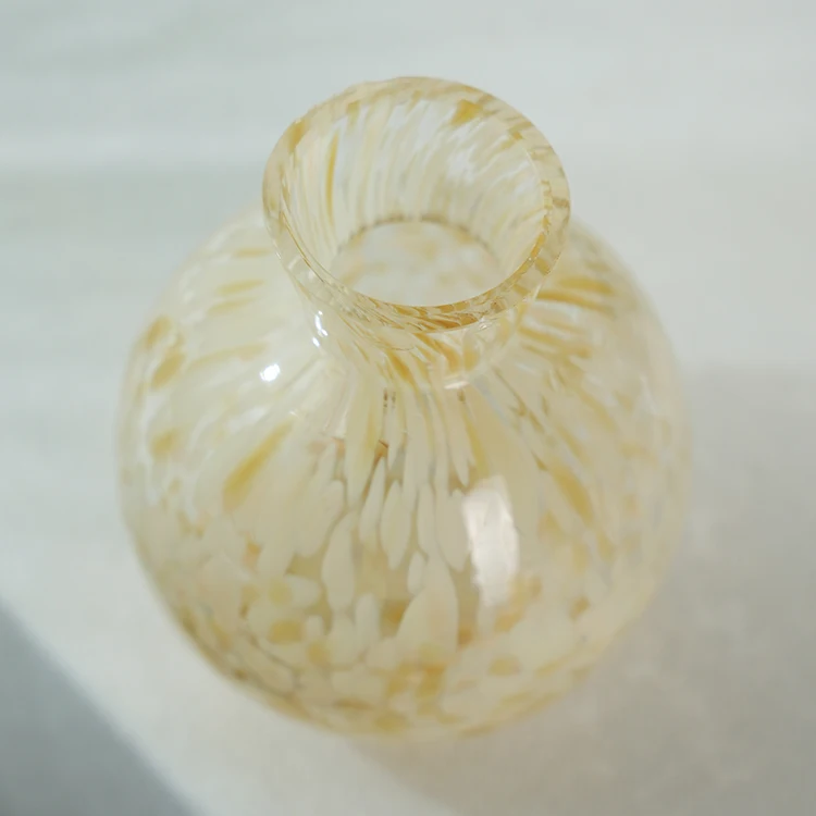 Home glassware supplier 2024 hand made lakotto handmade glass vase