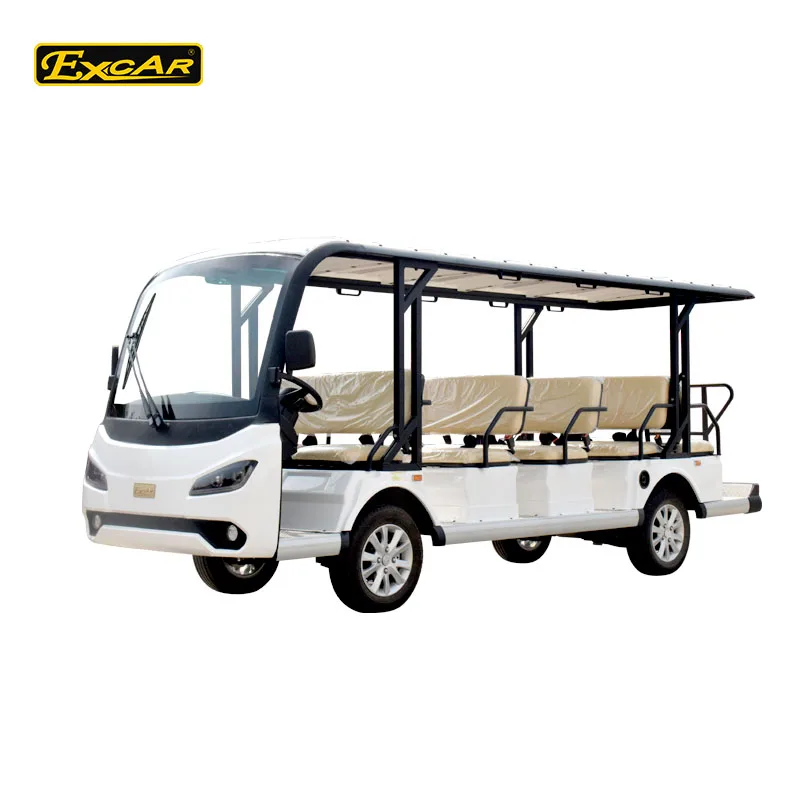 14 seater shuttle bus / electric sightseeing bus for sale/Curtis Controller