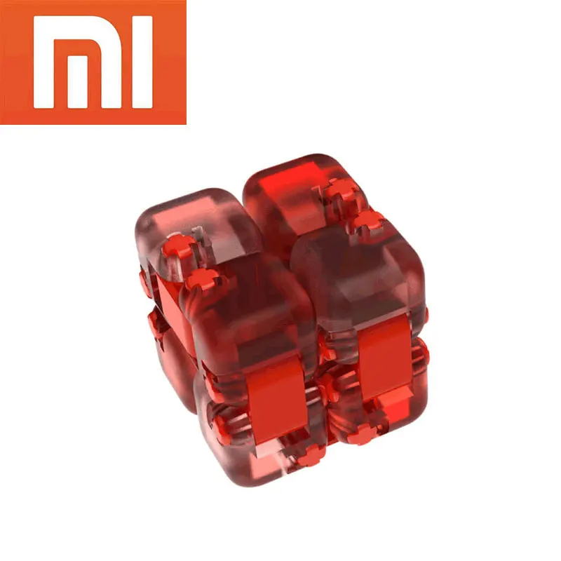 Xiaomi Mitu Colorful Fidget Blind Box Cube Spinner Seven Surprise Fingertip Building Block Bricks Toy Puzzle Assembling