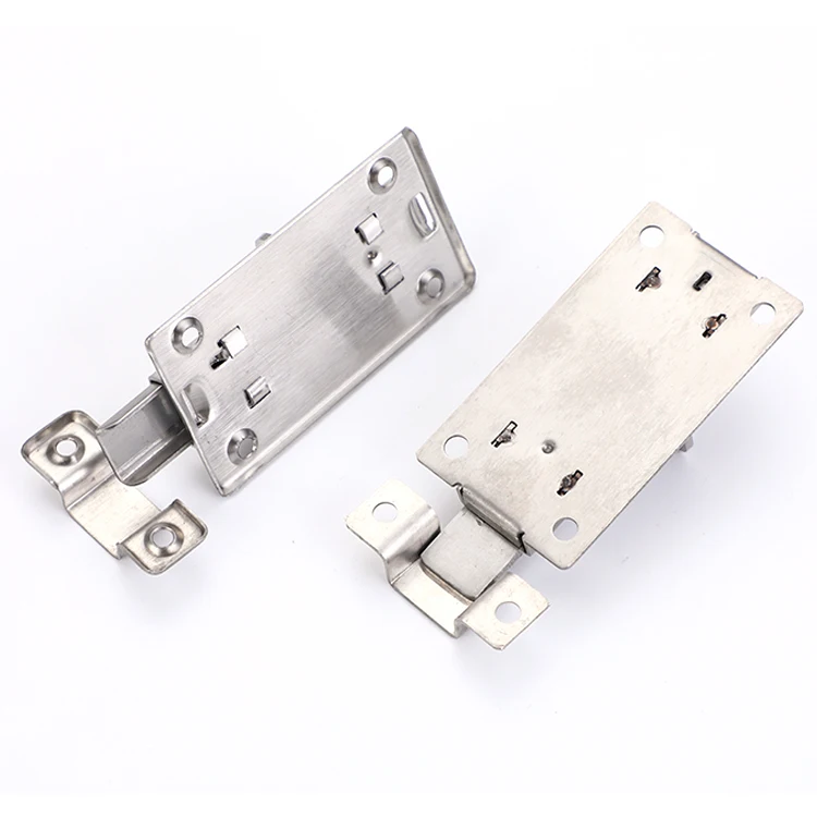Stainless steel square door bolt with left & right direction door latch