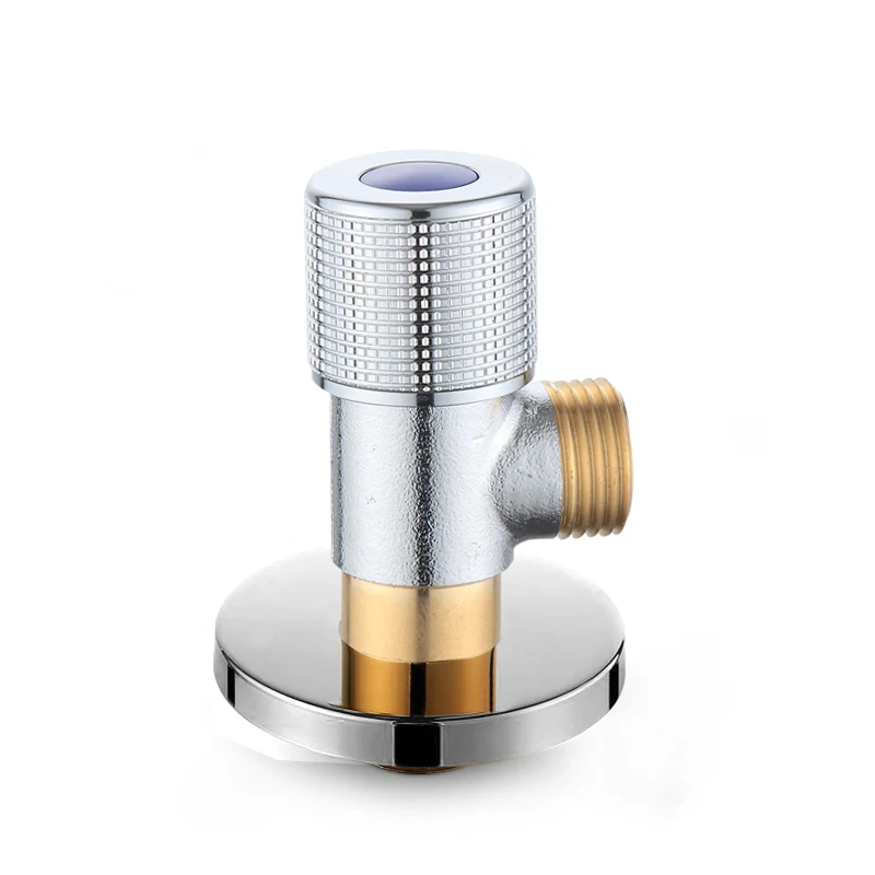 brass angle valve Cold Hot Water Stop High Quality Material Durable Bathroom Basin Faucet angle valve