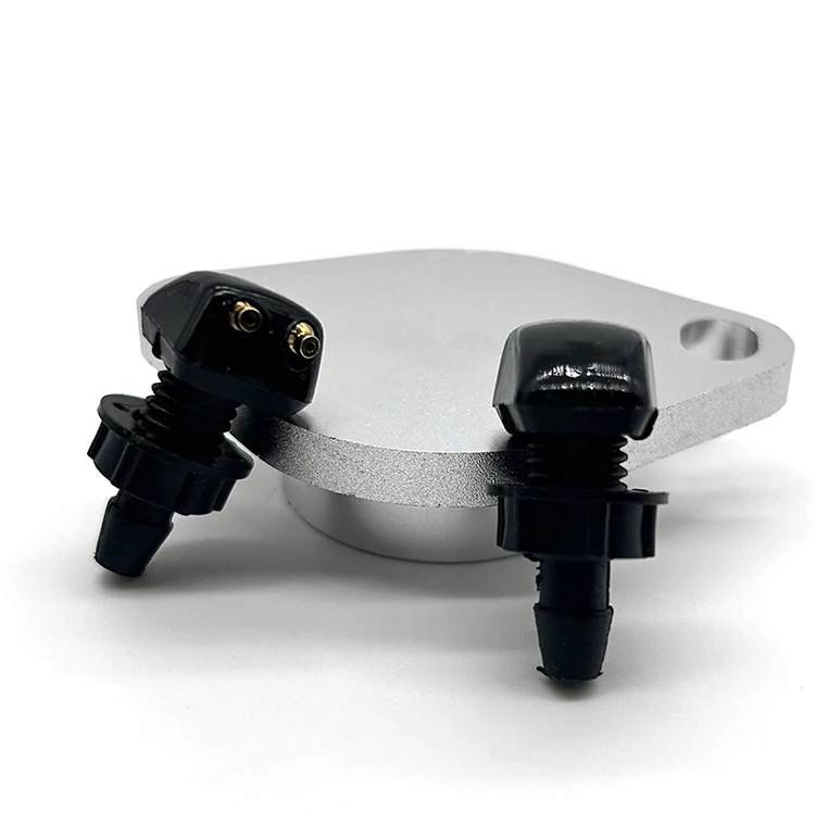 Universal Car Windshield Wiper Washer Spray Nozzle Fits Most Car Models Car Dual Holes Windshield Washer Nozzle Wiper Water Spra