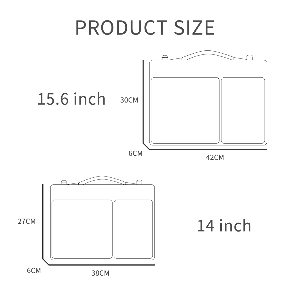 Custom-Made Seller Portable Computer Notebook Carrying Case Business Briefcase For Macbook DELL HP Laptop Shoulder Bag