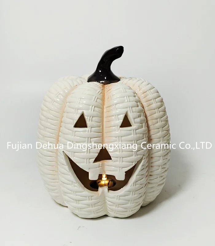 Harvest Pumpkin Ceramic Pumpkin for Home Fall Decor Modern Holiday Halloween Farmhouse Decorations