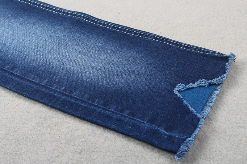 9.5oz blue weft yarn jeans fabric for denim jacket