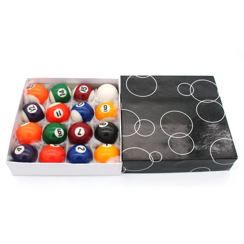 
Promotion Gift Sports 1 8/9 inch 48mm Kids Billiard Balls 16 Balls Set 