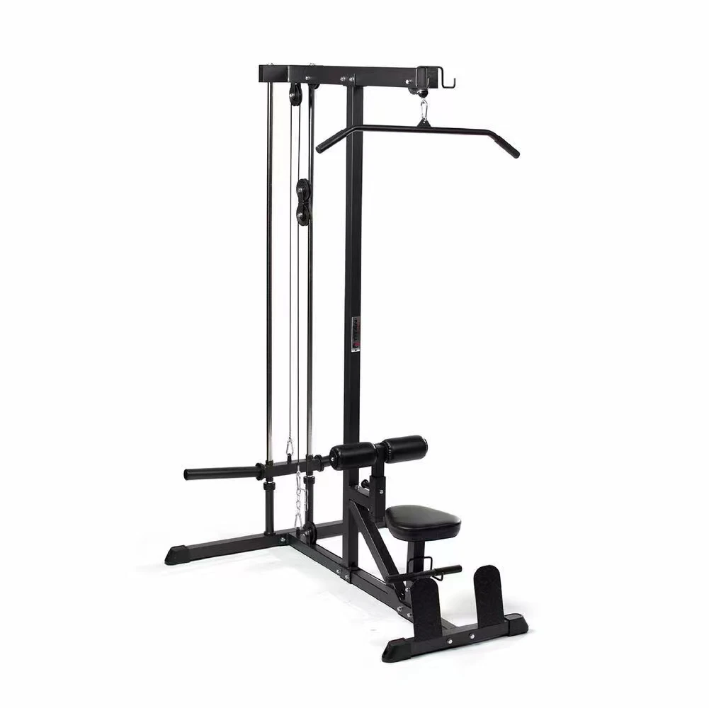 Pulldown Weight Machine Weight stack gym half rack lat pull down T bar row multi functional squat rack Gym Equipment Lat Machine