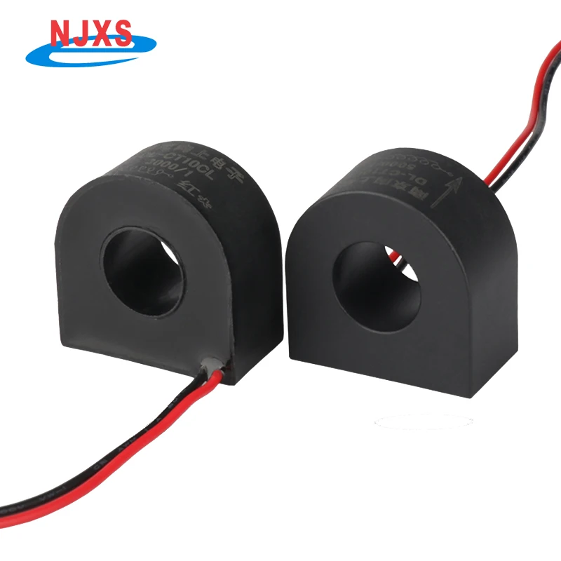 Njxse Тип DL-CT10CL коэффициента поворотов 1000/1 2000/1 2500/1 3000/1 4000/1 5000/1 Диапазон измерения: 0 ~ 125A переменного тока микро трансформатор