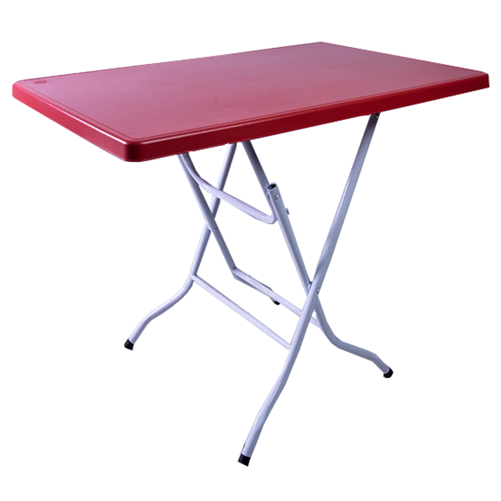 Recommended Leading Plastic Furniture Manufacturing Wholesaler Mabel White Square Plastic Dressing Table Folding Table Series