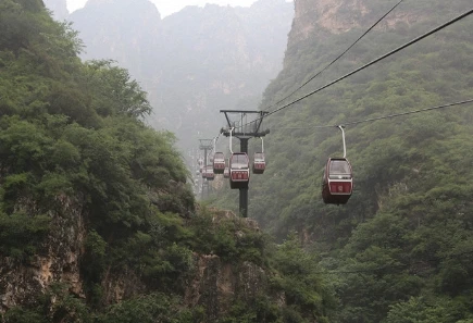 Drum type ground cable car ropeway  automation passenger ground cable car steel track