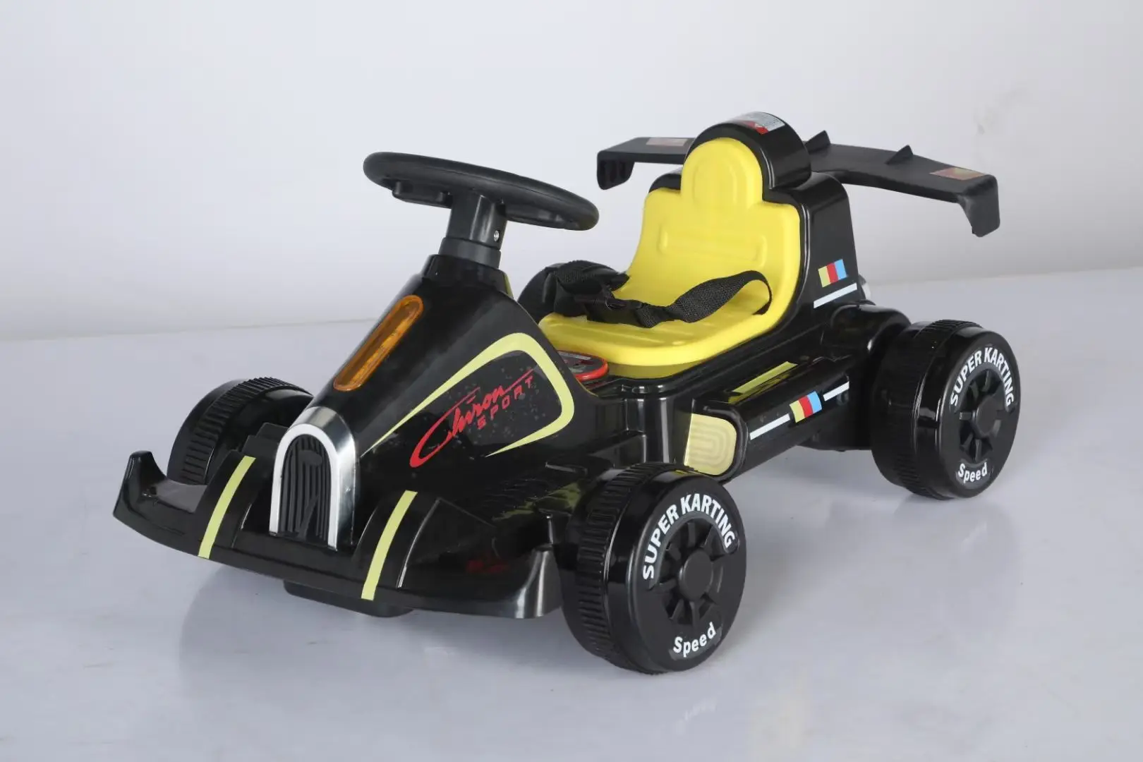 Unisex Kids Pedal Go-Kart Ride-On Toy High Quality Plastic Battery-Powered Car for Ages 2-7 Years