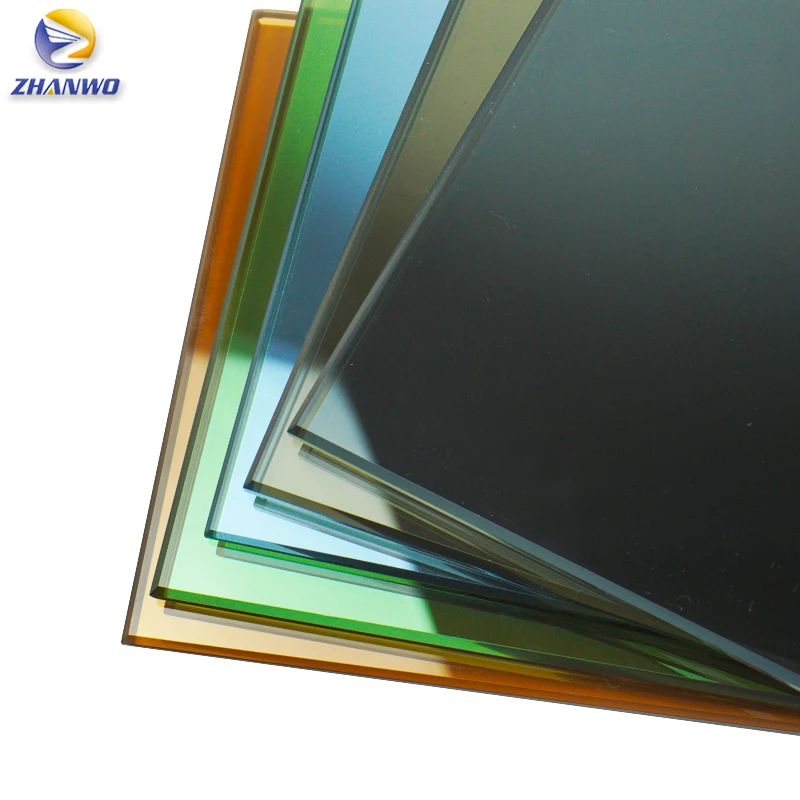 high quality building 4mm 5mm 6mm dark  reflective glass
