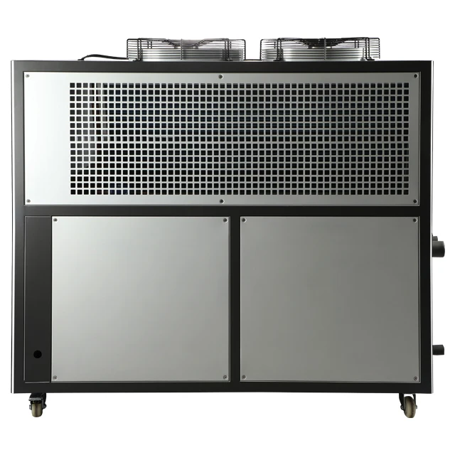 
50C T3 working ambient temperature 36KW air cooled water tank with coil chiller 