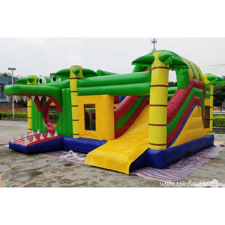 Inflatable Jumping House Price, Crocodile Inflatable Bouncy Castle for kids