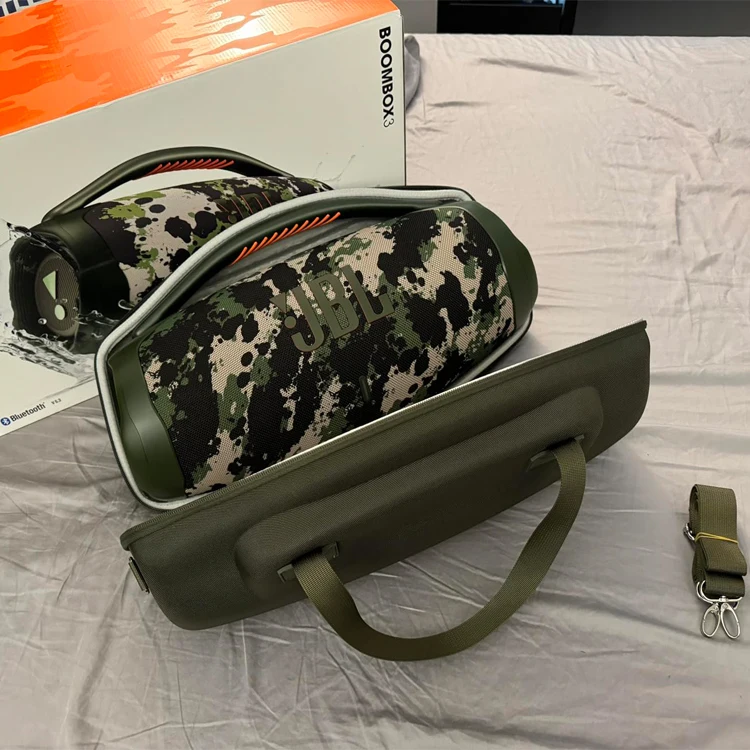 Жесткий Дорожный Чехол для JBL Boombox 3 портативный Bluetooth-динамик с регулируемым плечевым ремнем-Защитная сумка хранения