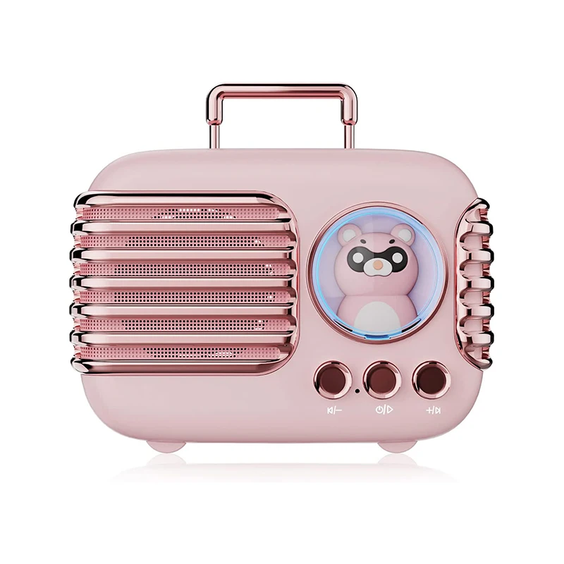 Small Portable BT Speaker Bass Sound Music Wireless Speaker Support TF Card For Gift