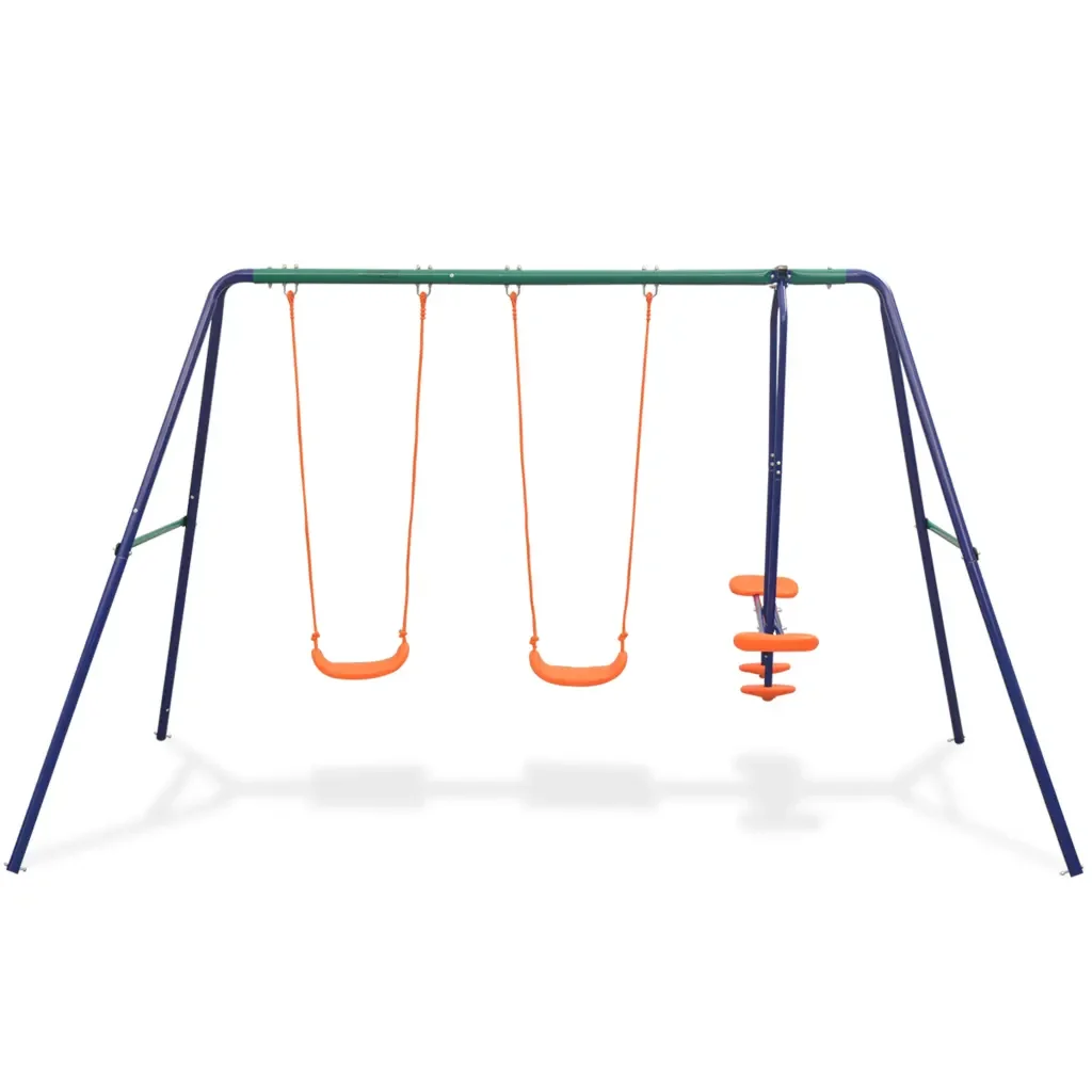 Newest 4 seat swing for children Wholesale Outdoor Indoor garden Patio Metal Swing for sale (1600169722914)