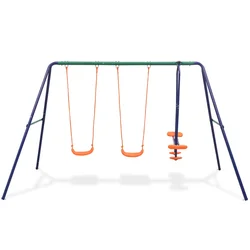 Newest 4 seat swing for children Wholesale Outdoor Indoor garden Patio Metal Swing for sale