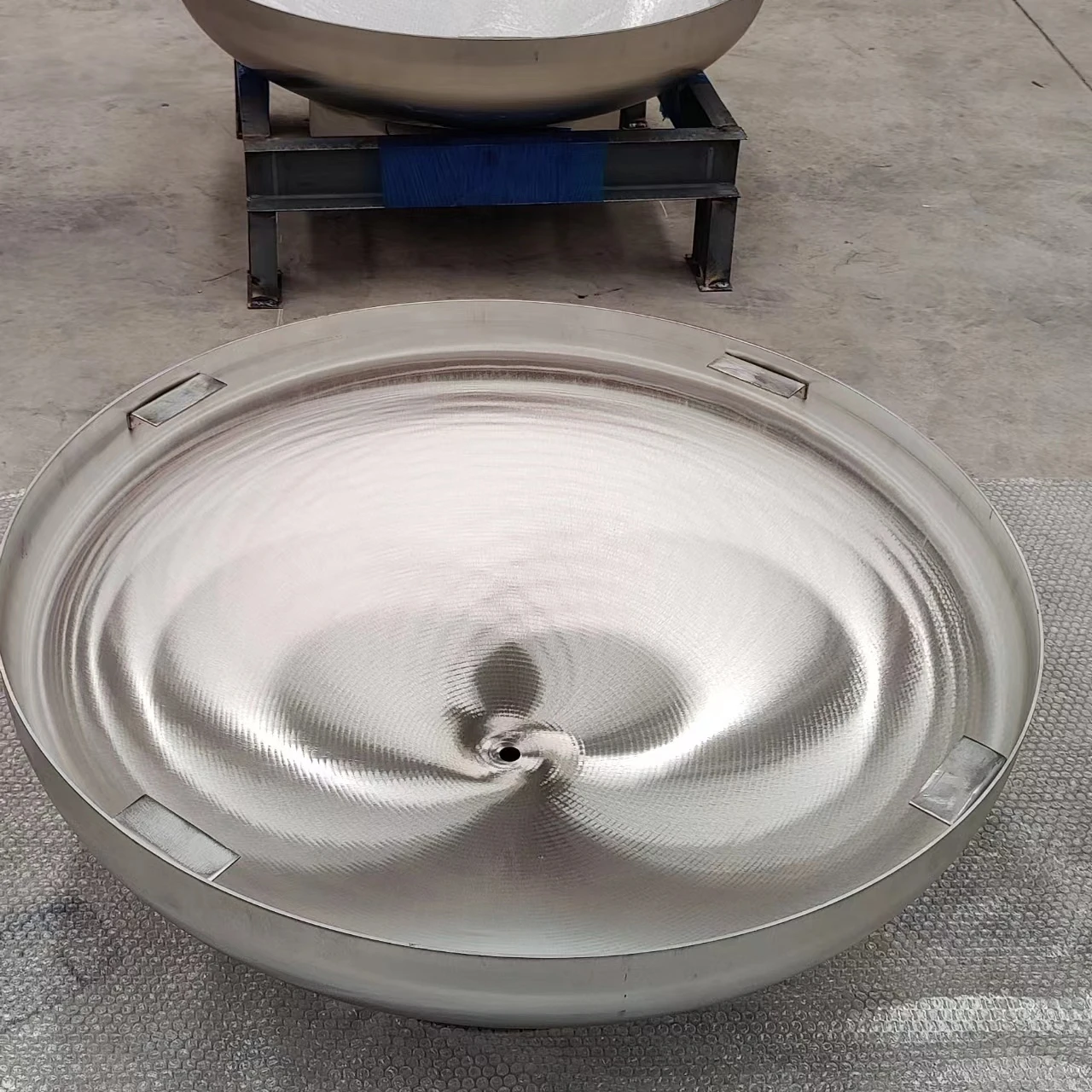 Polished Stainless Steel Elliptical Dished Head for pressure vessel tank end