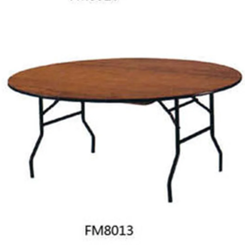 high quality plywood material veneer top restaurant table hotel banquet table folding table