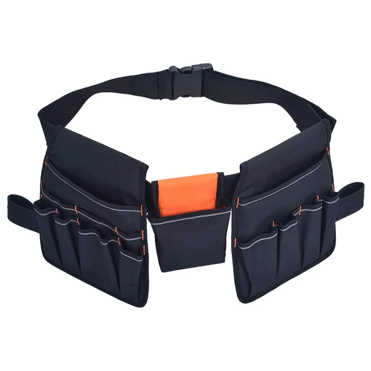 Professional Heavy Duty Tool Pouch Belt Bag for Carpenters, Electrician