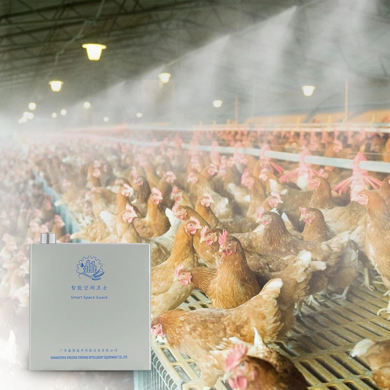 3-8L/H Ultrasonic Mist Maker Farm Room Dry Fog Disinfection Industrial Air Humidifier