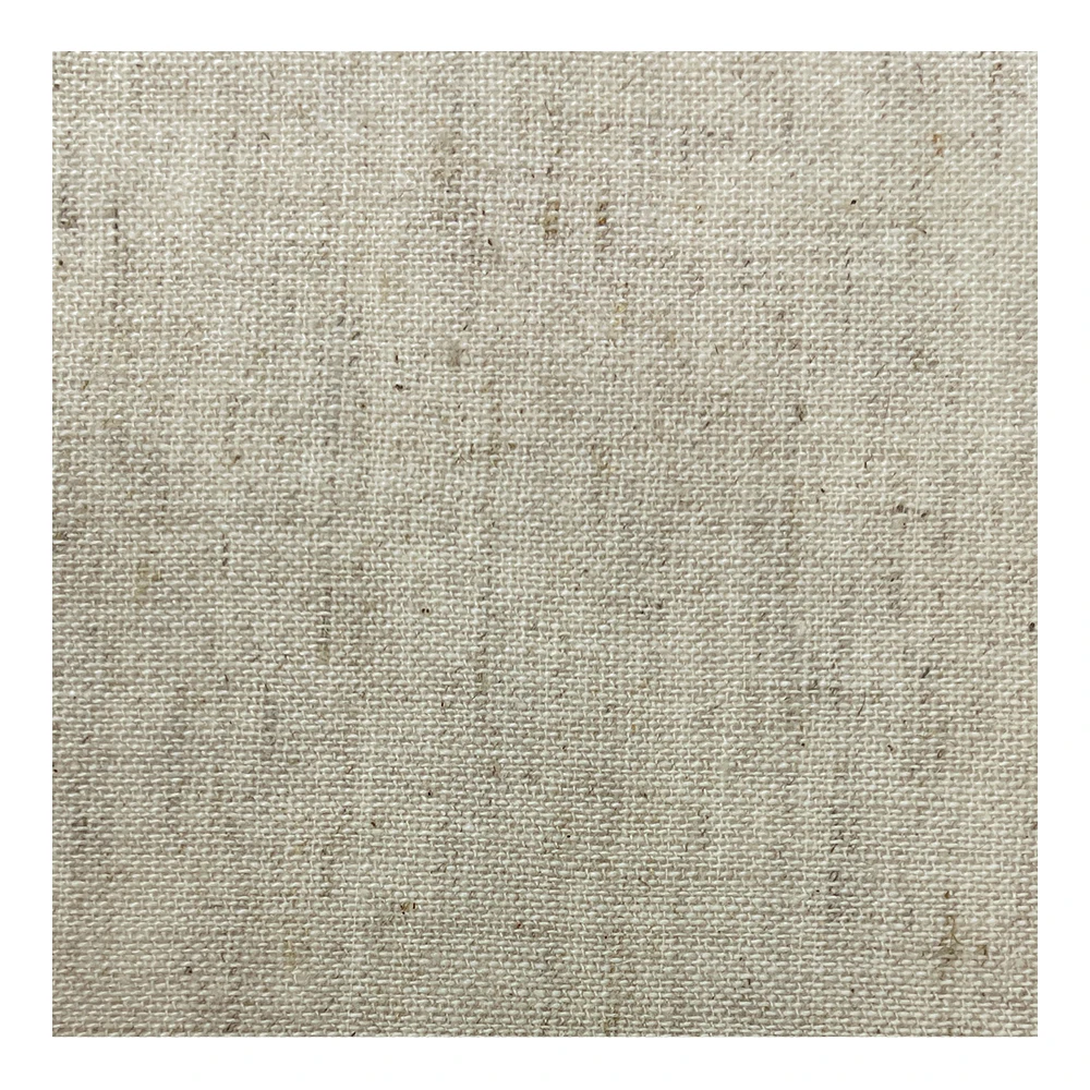 hot sale 55% linen 45% cotton breathable 145gsm solid color sand washing treatment soft linen