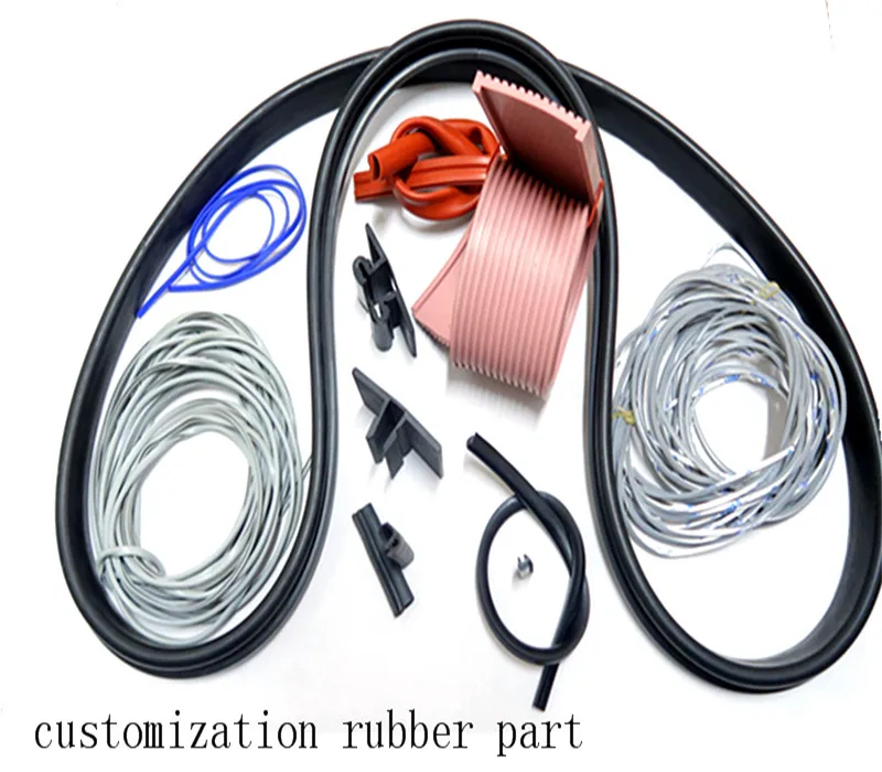 
Customize different styles High temperature resistance EPDM car door window rubber seal strip 