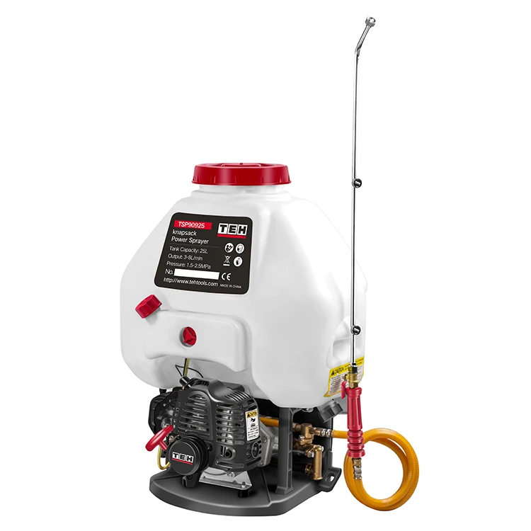 TEH 25L Gas Backpack Sprayer With Two Stroke Cooling Piston Type Engine For Mosquitoes Pesticides
