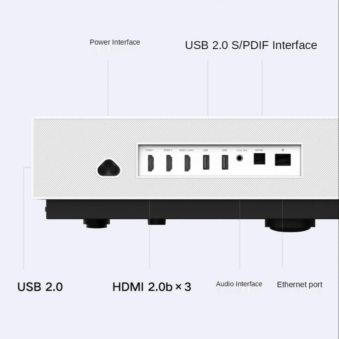 Fengmi лазерный проектор 4K кинотеатр 2 fengmi c2 короткофокусные проекторы для домашнего