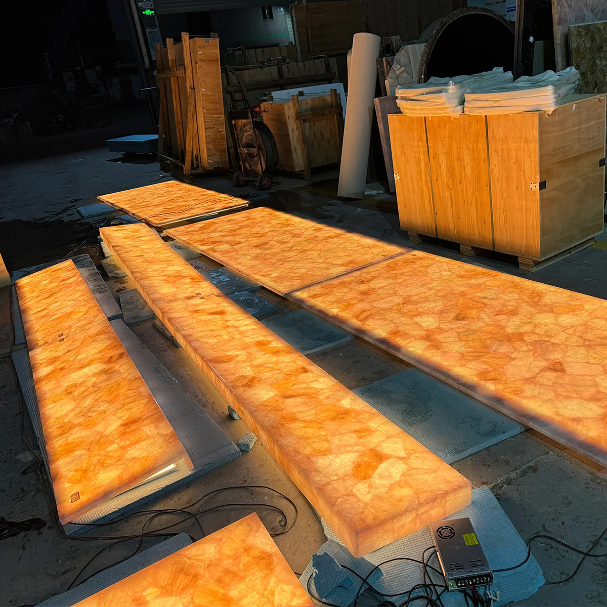 Large Size Pink Marble Backlit Crystal Translucent Rose Quartz Slabs For Wall Countertop