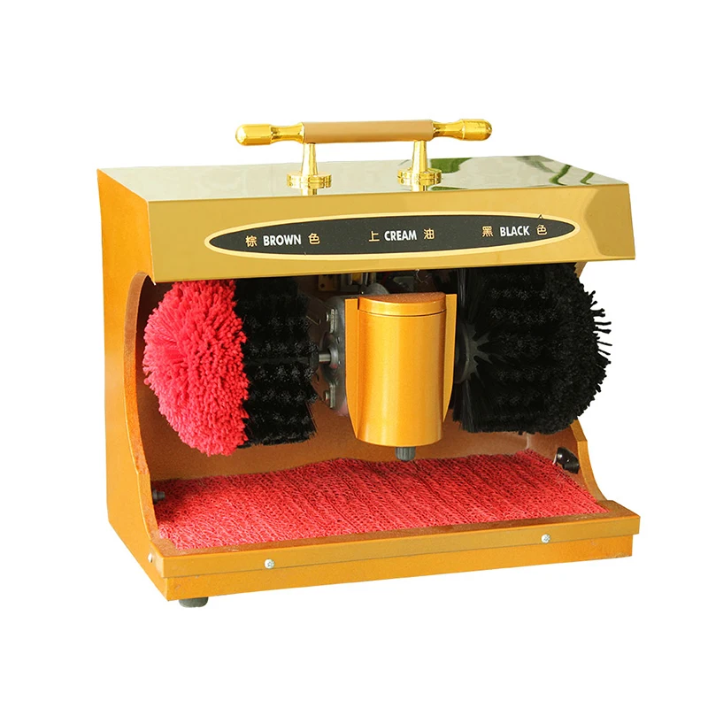 Factory direct supply of fully automatic induction hotel electric hotel titanium shoe shining ma chine