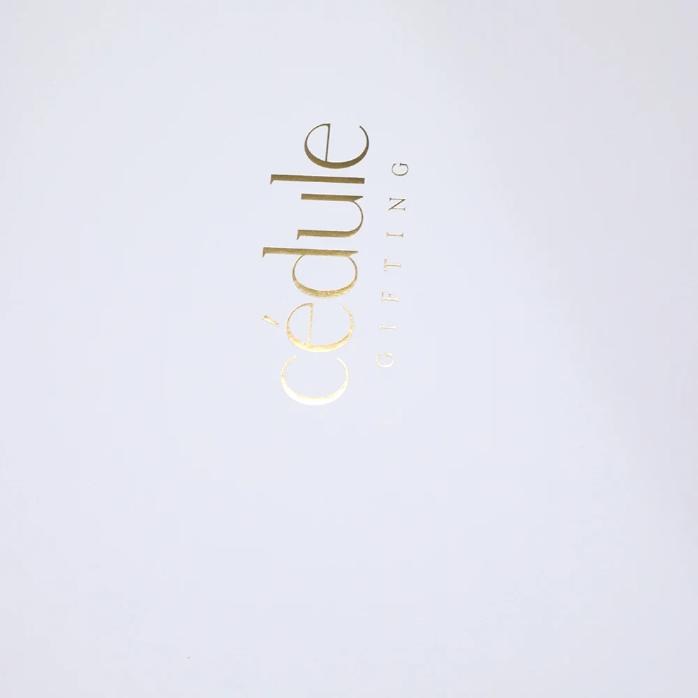 Brand Logo Luxury gold foil rigid cardboard top lid gift box luxury clothing boxes for packiging