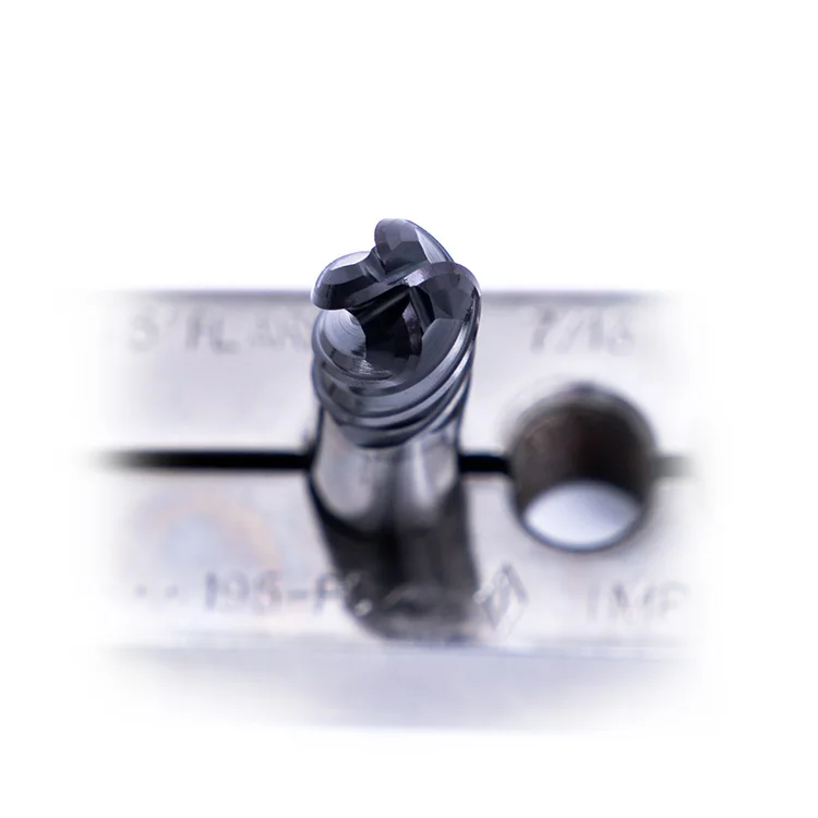 Custom Logo Printing 50% Discount 55 Hrc Carbide Cnc Cutting Tools Corner Radius End Mill Cutter