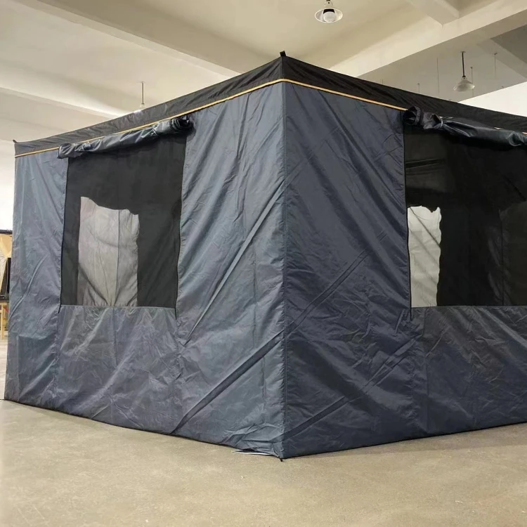 Outdoor Camping Roof Top Tent Extended 270 Degrees Portable Quick Opening Car Side Awning