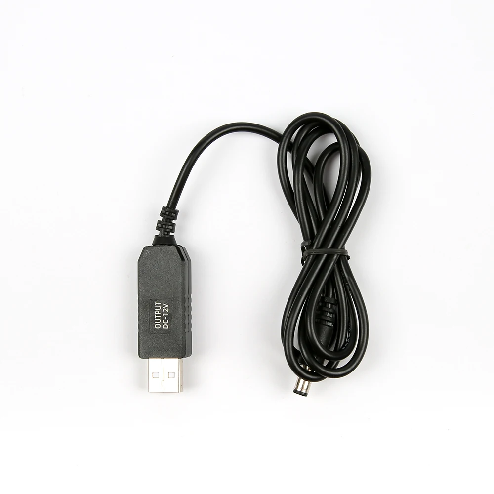 1M Wire 5V 2A To 9V / 12V 1A USB Booster Cable DC5.5*2.1MM