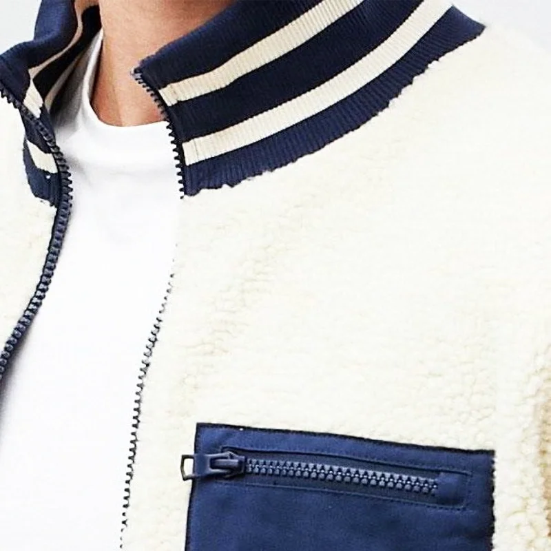 High Quality Outdoor Winter Fleece Bomber Jacket Men Sportswear