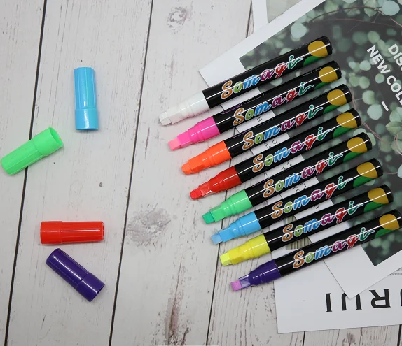 8-color Led Electronic Fluorescent Board Special Pen Erasable Color Handwriting Liquid Chalk