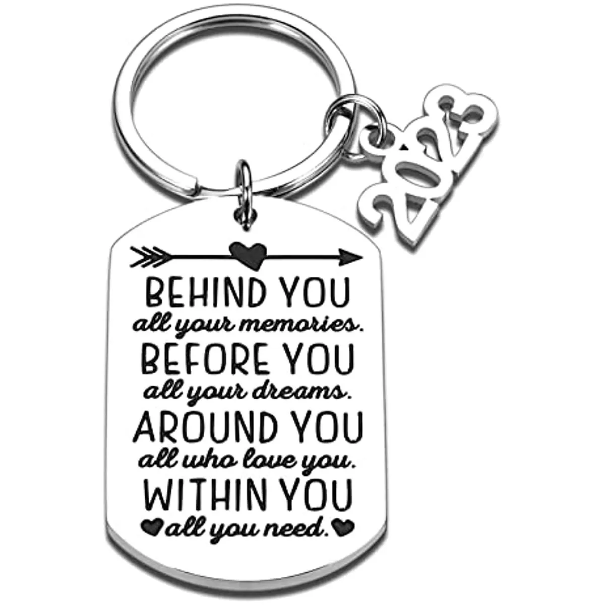 2023 New Product Personalized Metal Key Chains Accessories Graduation Gift Giveaway Mini Gifts Keychains