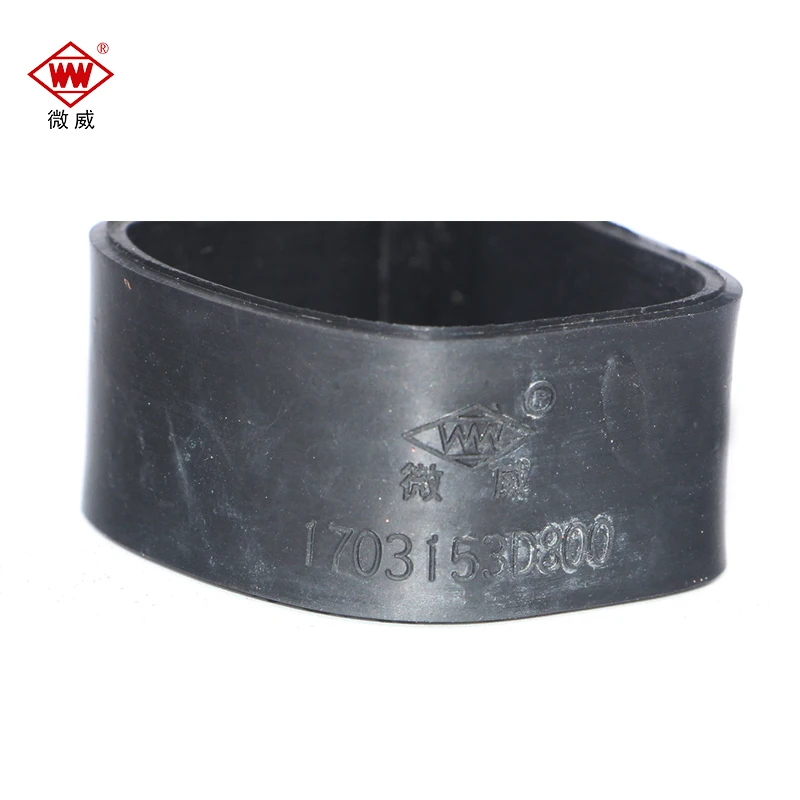Chinese manufacturer custom metal hose clamp  type R rubber clamp automobile oil pipe fixing clip
