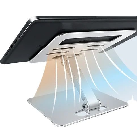 Aluminum alloy foldable notebook computer stand for Apple Macbook / Microsoft Surface / Sony Samsung Galaxy Tab / other tablets