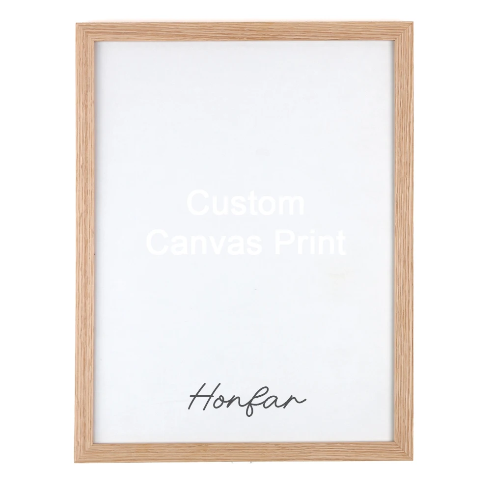 Wholesale Modern Style 30x40cm Photo Picture Solid wood frame Wall Hanging Oak Set With Mat