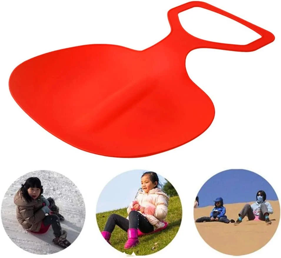 Hot sale outdoor plastic children snowboards grass sand sliding skiing board for sale