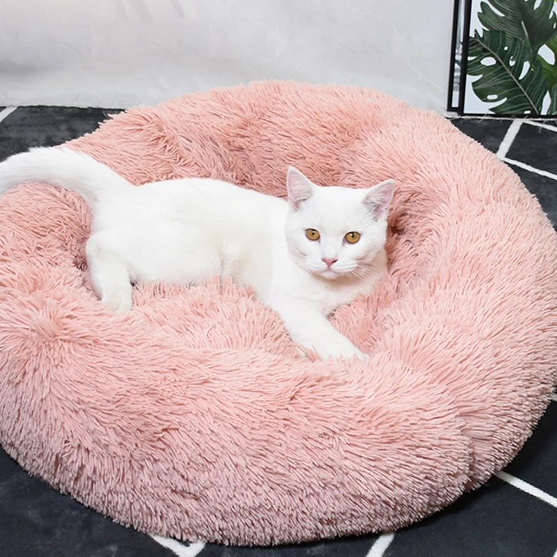 Dog Beds Washable Cat Calming Bed Donut Cuddler Self Warming Indoor pet bed