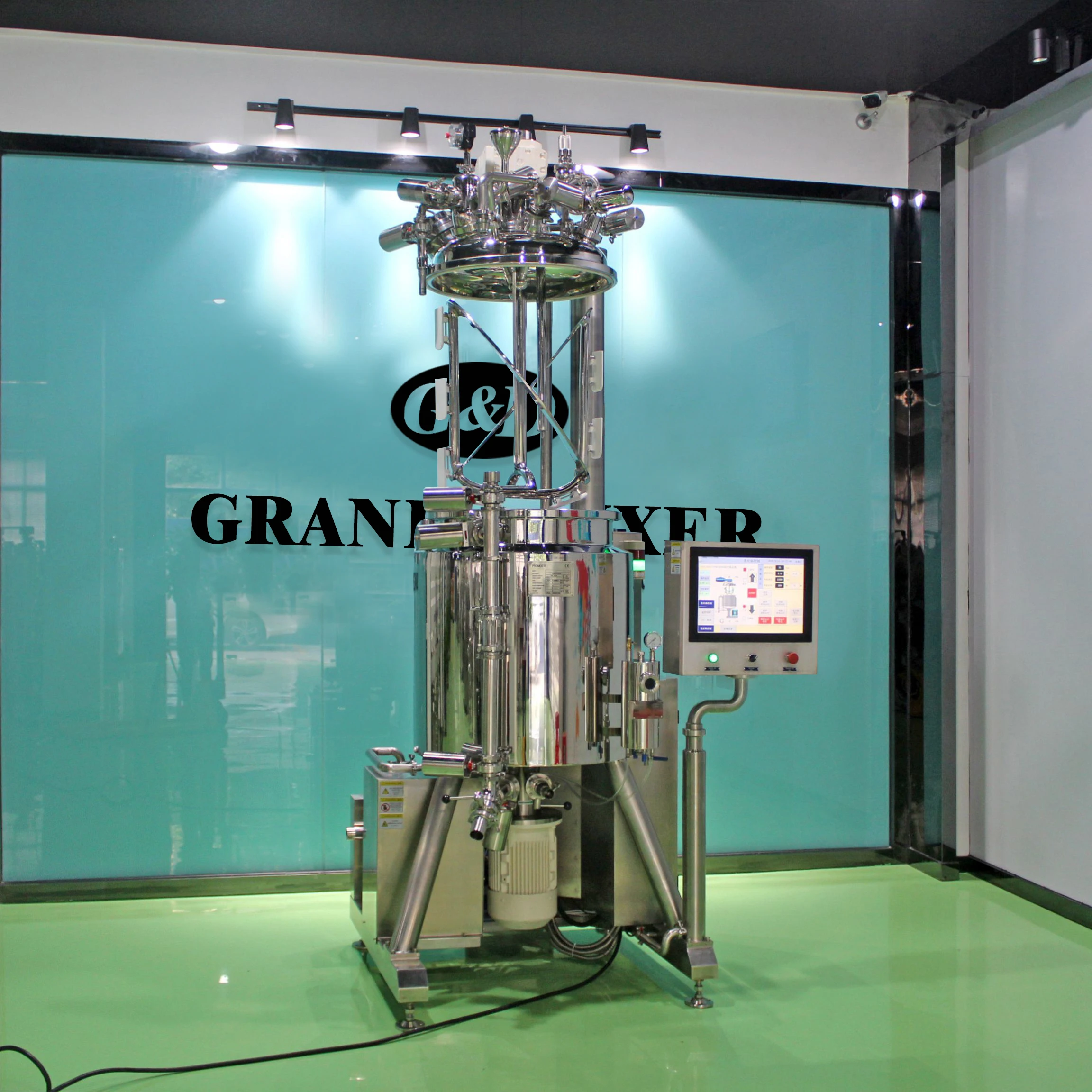 50 L 1000 L 1500 L Vacuum Electric Mixer Cooker Pan Agitator Cook Boil Pot Jacketed Machine