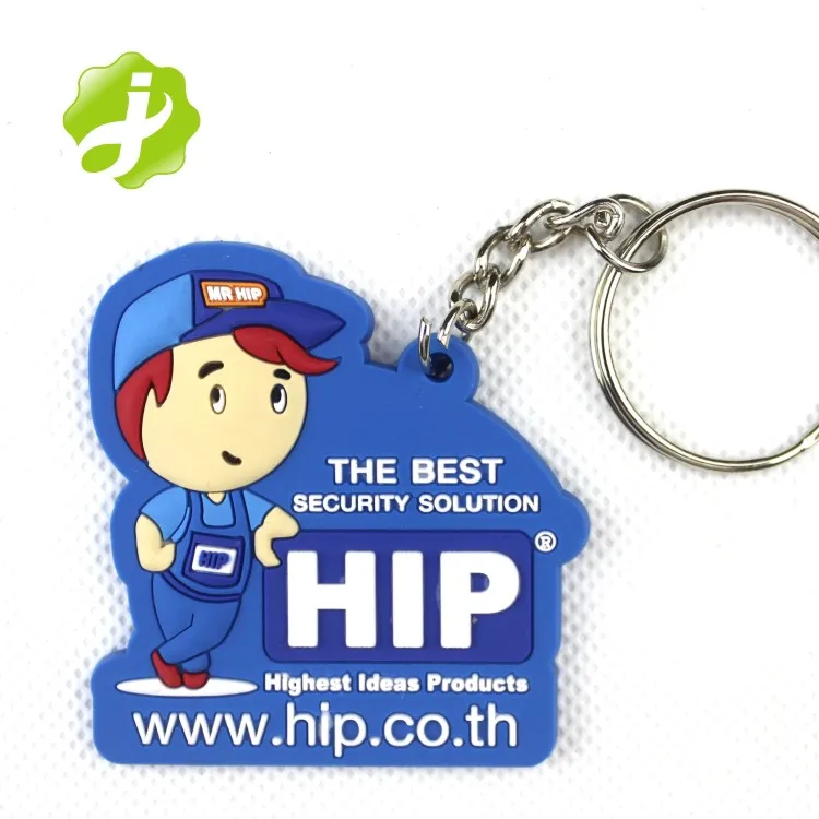 custom 2d soft pvc keychain key chain logo soft ru