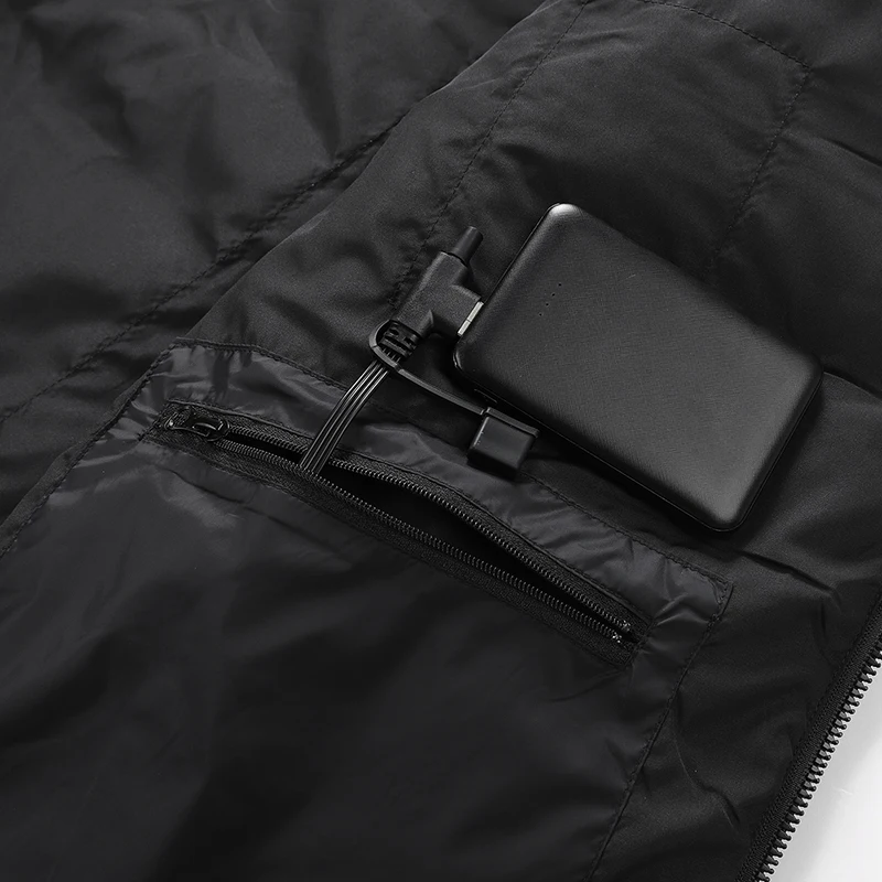 Updated Lightweight Heated Vest for Men Rechargeable Heating Vest with Large Capacity Battery Pack
