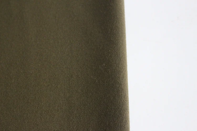 custom cotton blend interlock fabric stock plain dyed cotton spandex ribbed knit fabric for cloth